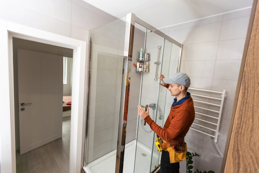 Shower Door Installation